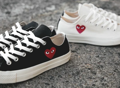 COMMES DES GARCONS Converse 70s x play cdg trainers