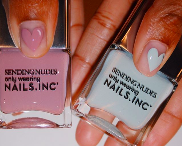Nails Inc SENDING NUDES collection.
