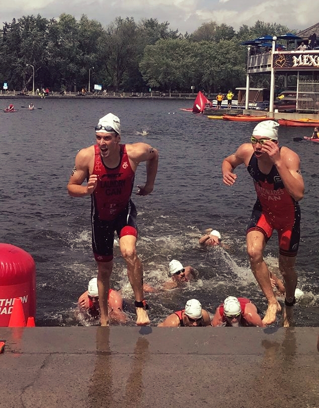 Swim done, time to get after it on the bike. Photo by Montana Fisher-Shotton