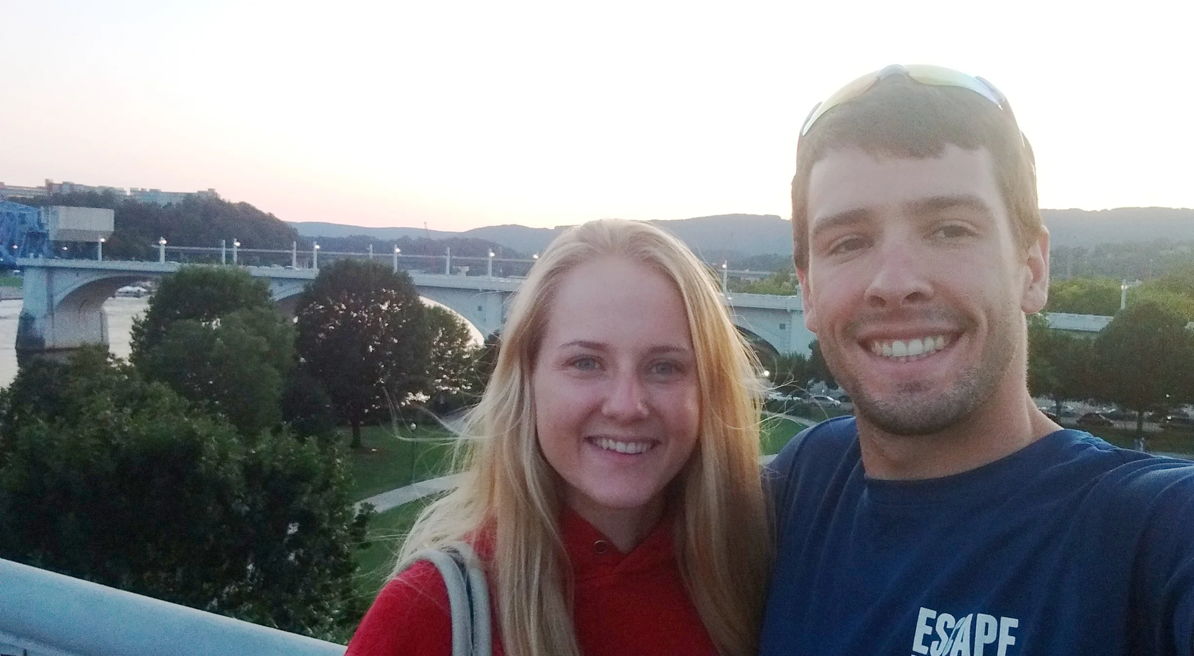 Montana and I the night before the race