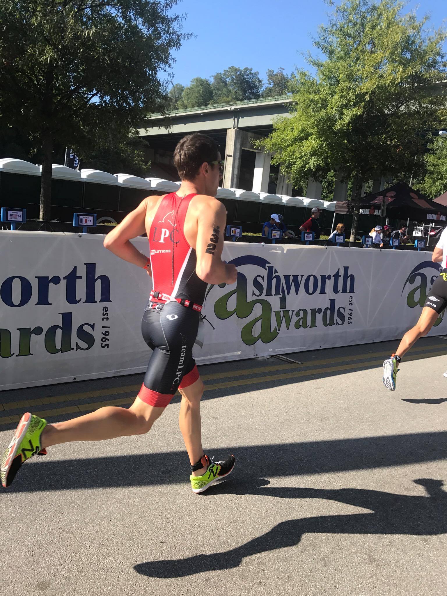 Starting the run at the 2017 Ironman 70.3 World Championship in Chattanooga Tennessee.
