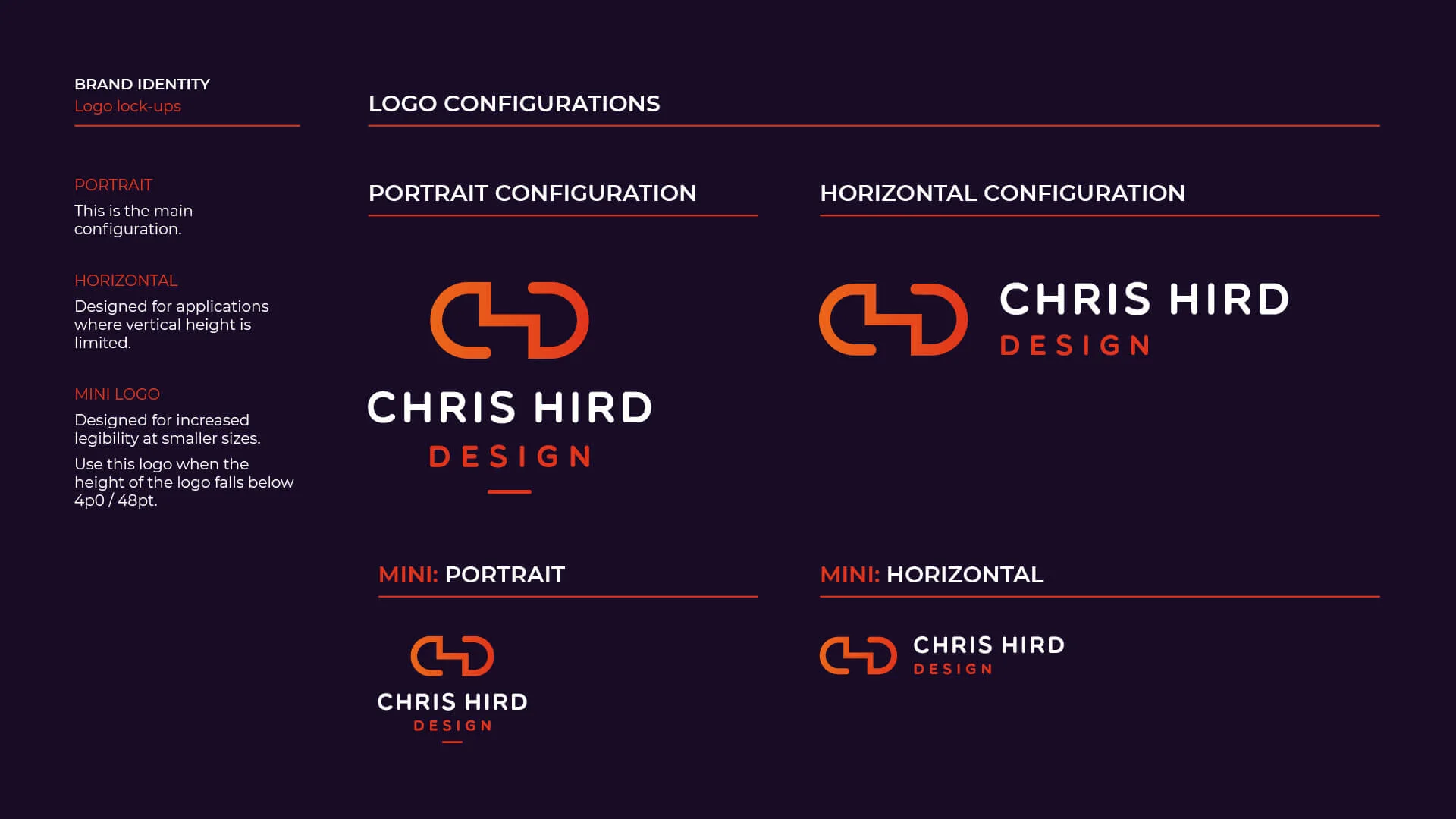 Logo configuration (on dark)