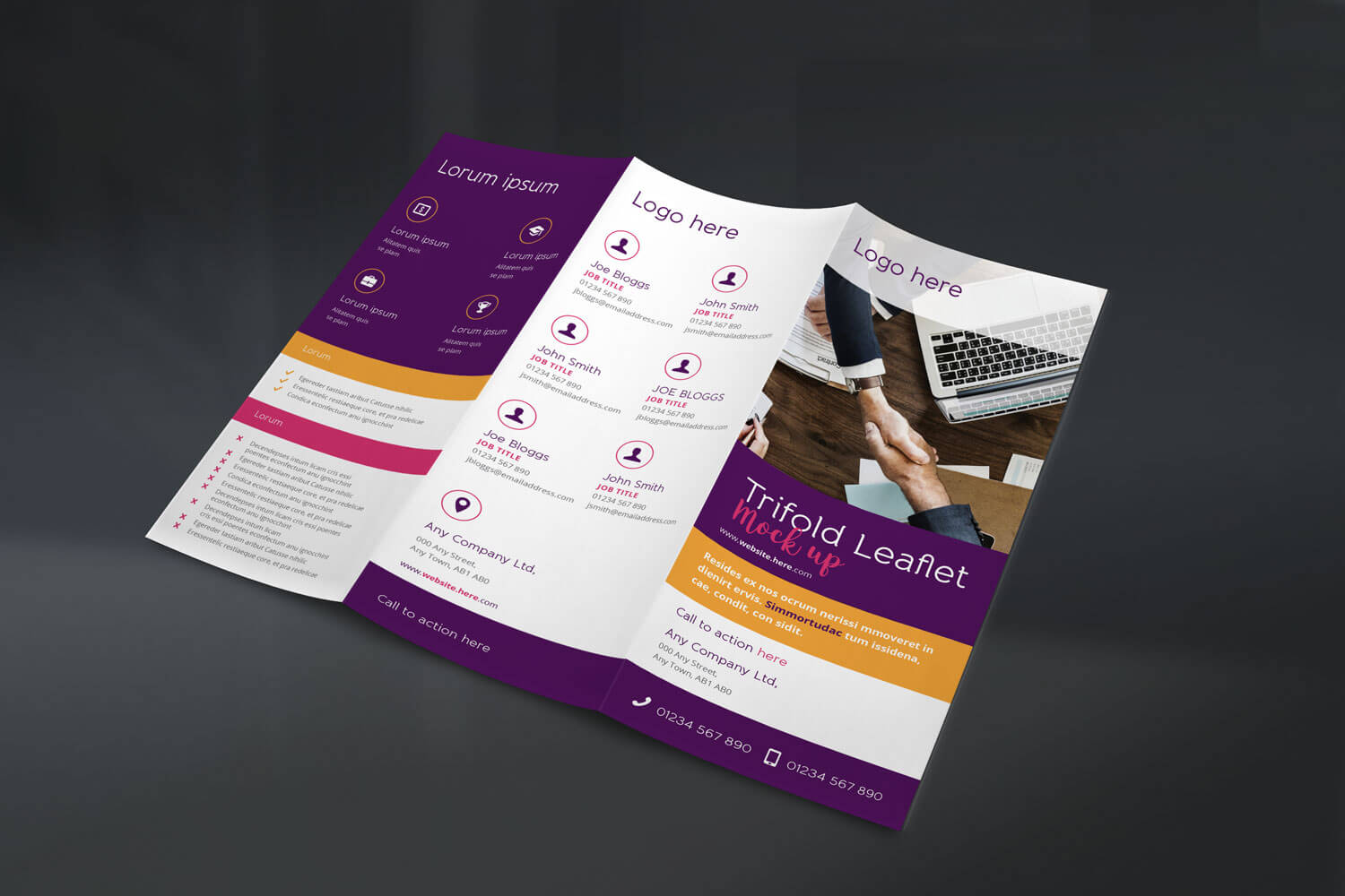 Trifold Leaflet - Concept 1 - Outside