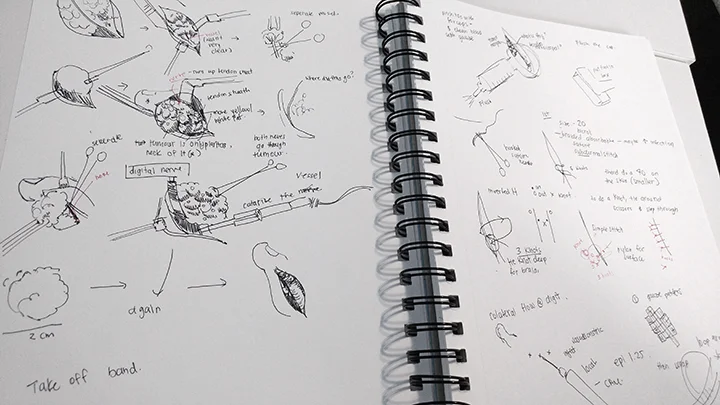 2. Live surgery notes