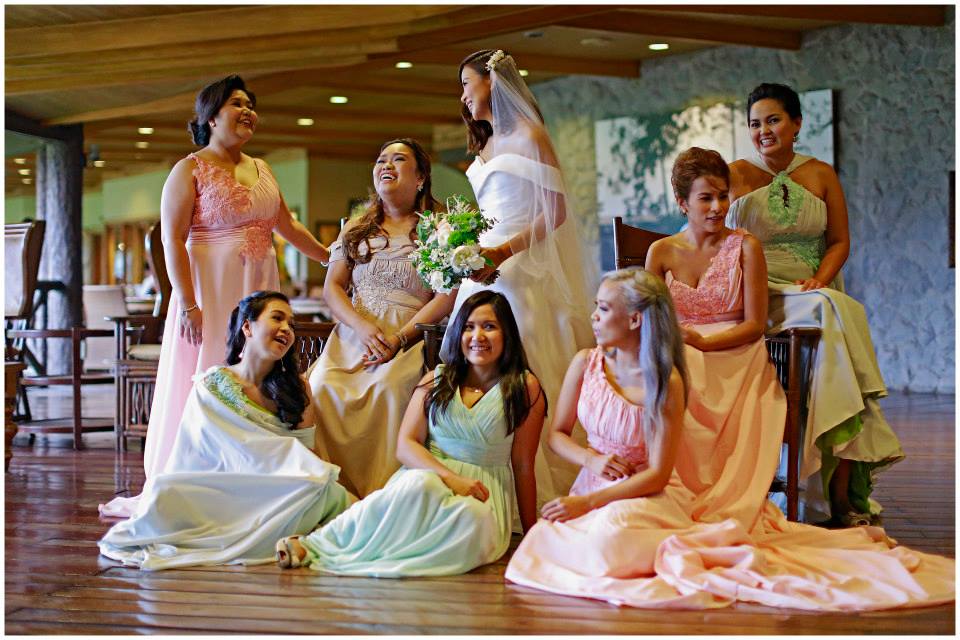 My entourage in Ryan Madamba, all looking like forest nymphs.