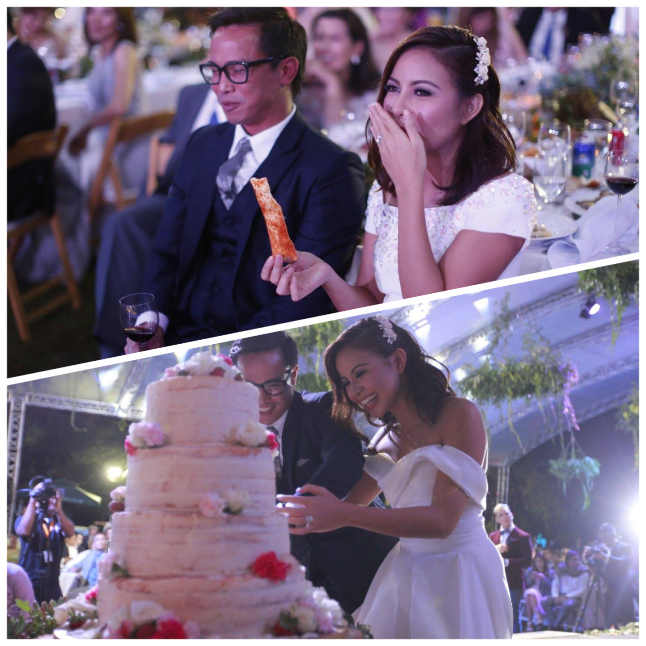 They all warned us, but we were too nervous about our first song to eat a substantial amount. If I had only known, I would have eaten more of Coco Cake ’s delicious naked cake!! Haha