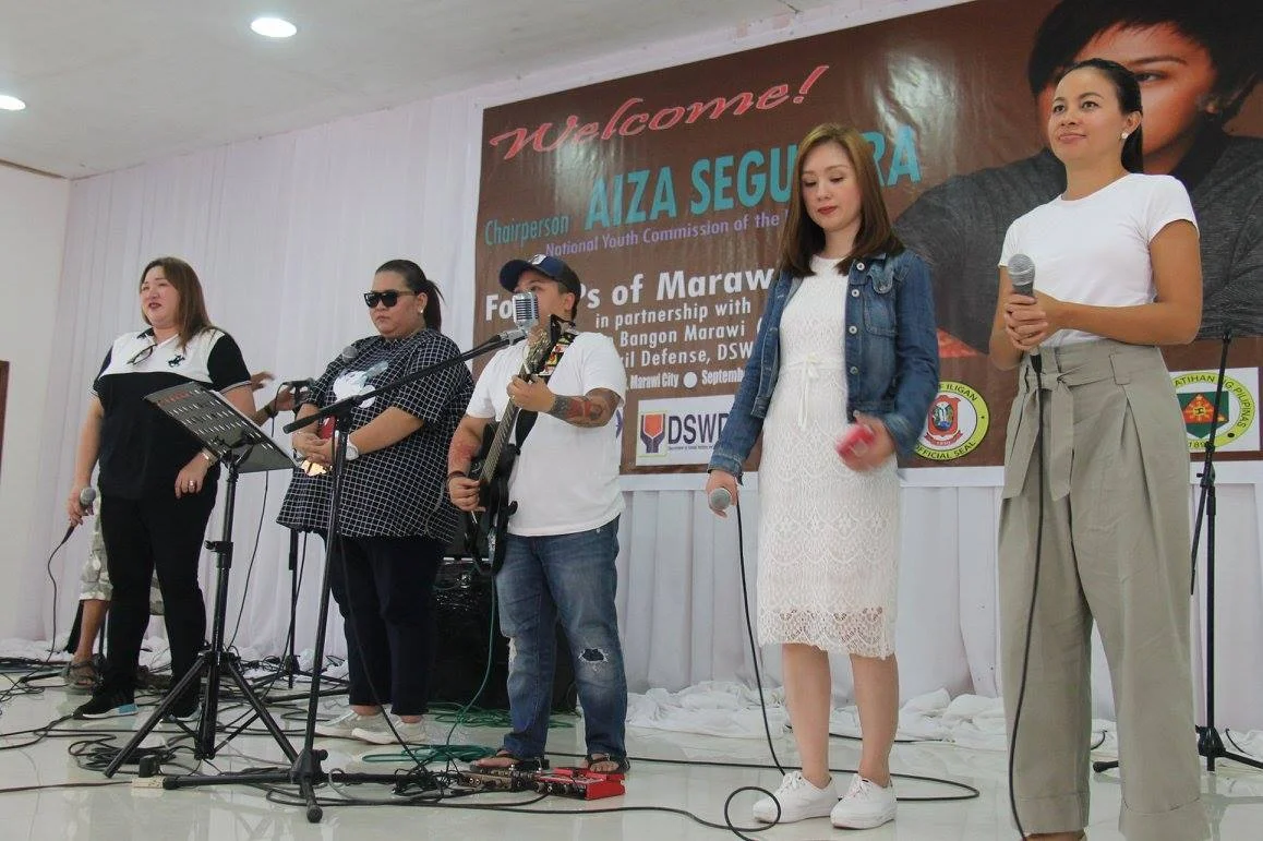 Frenchie Dy, Janice Javier, NYC Chairman Aiza Seguerra, Princess Velasco, and me.