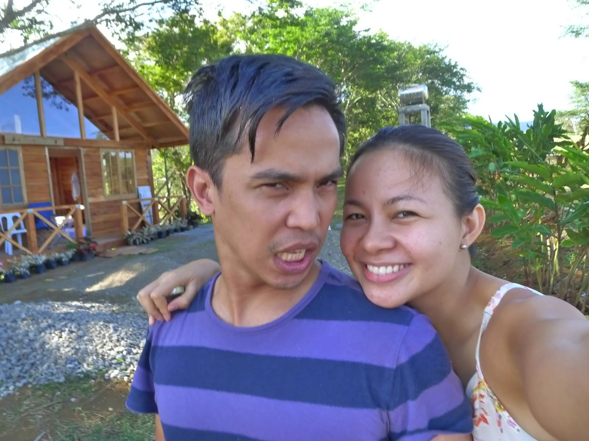 Joey and I a month before our wedding, spending family time in #BalaiRamirez.