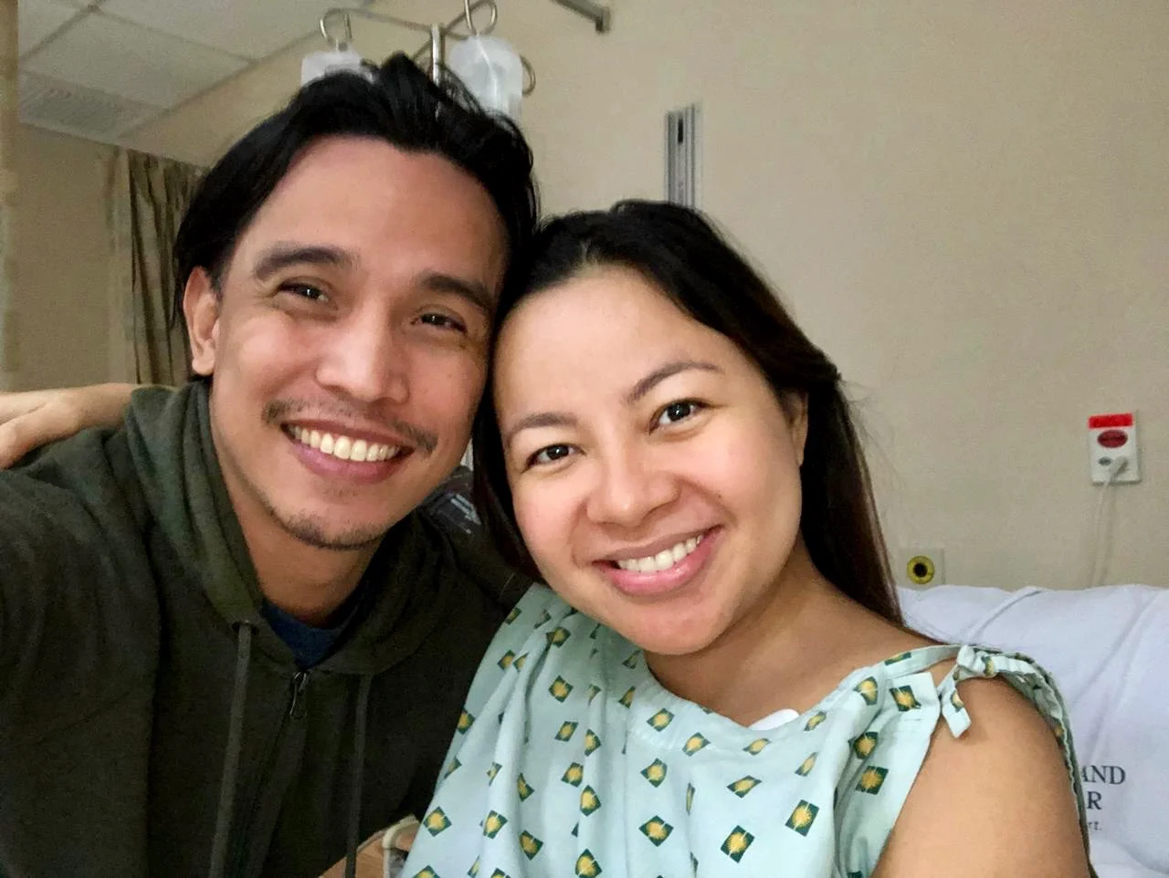 Our last selfie before we became three <3