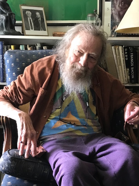 Donald Hall at Eagle Pond, July 26, 2017. Photograph by Wendy Strothman.