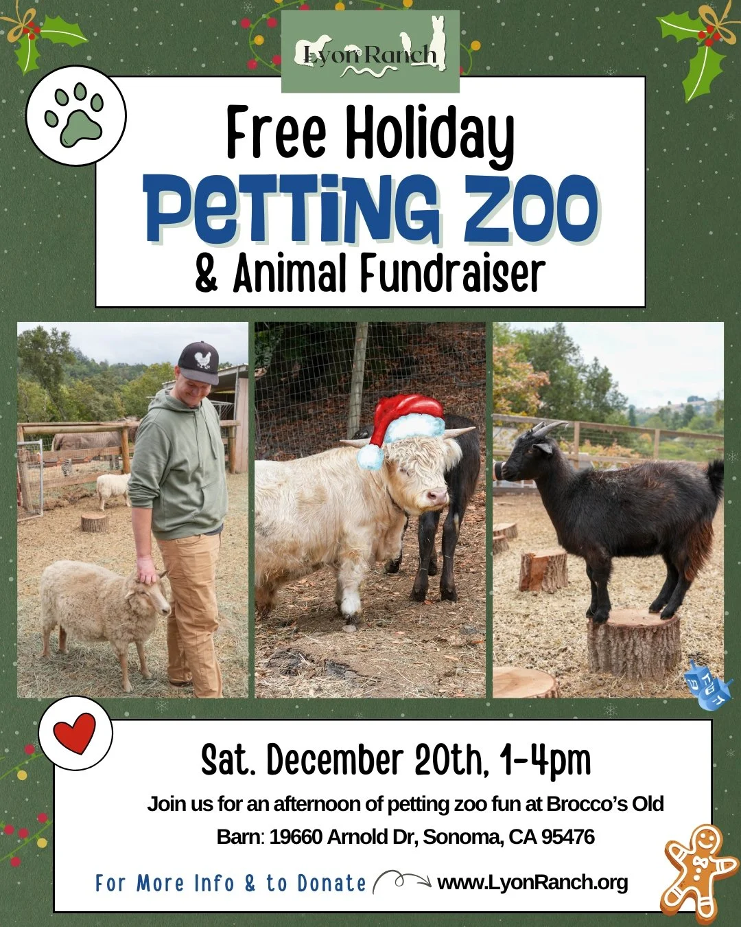Mini Petting Zoo Pop-Up at Brocco’s Old Barn