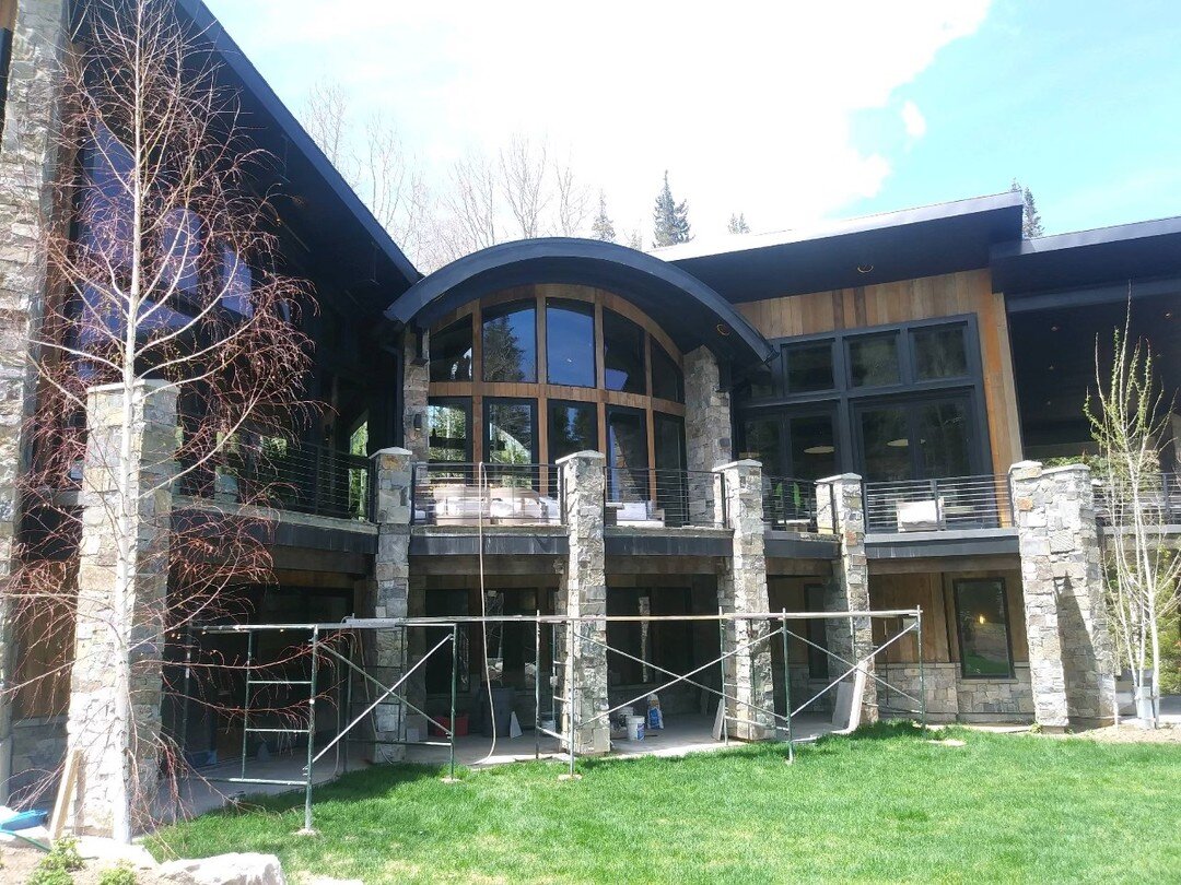 We just finished the window cleaning at this beautiful home in Park City near The Canyons.  There were a LOT of windows!  #parkcity #thecanyons #windowcleaner #windowcleaning #slc #morningstarwindowcleaning #beautifulhomes