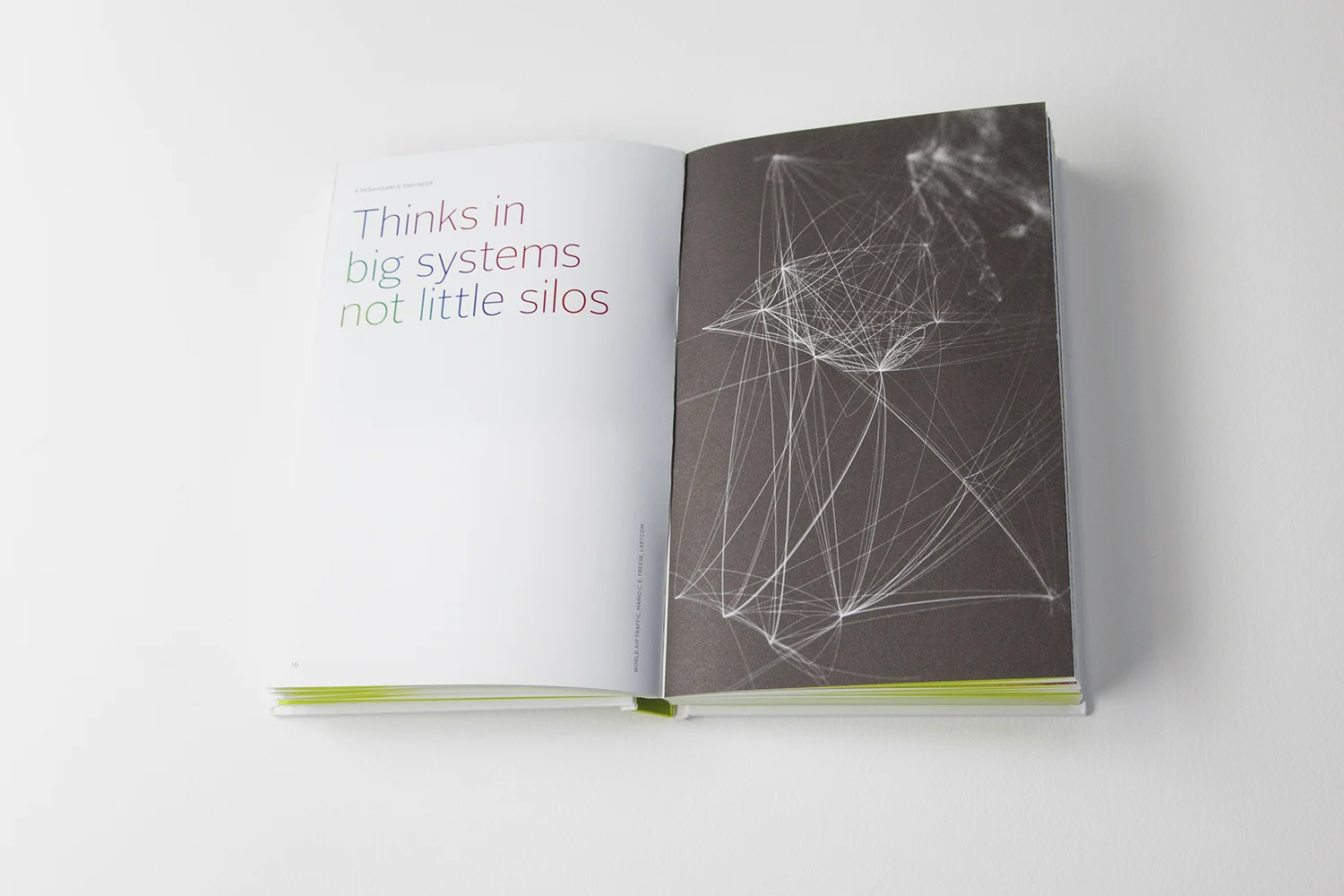 World air traffic mapping by Mario C.E. Freese, LX97.