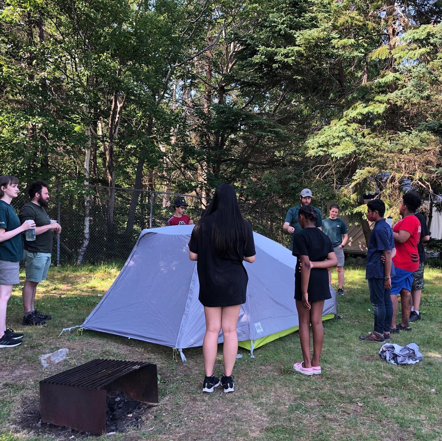 Thank you to @parks.canada Learn-to-Camp for a great wilderness training overnight! We learned how to set up a tent, fire skills, canoe training, and more! We can&rsquo;t wait for our wilderness trips this summer!