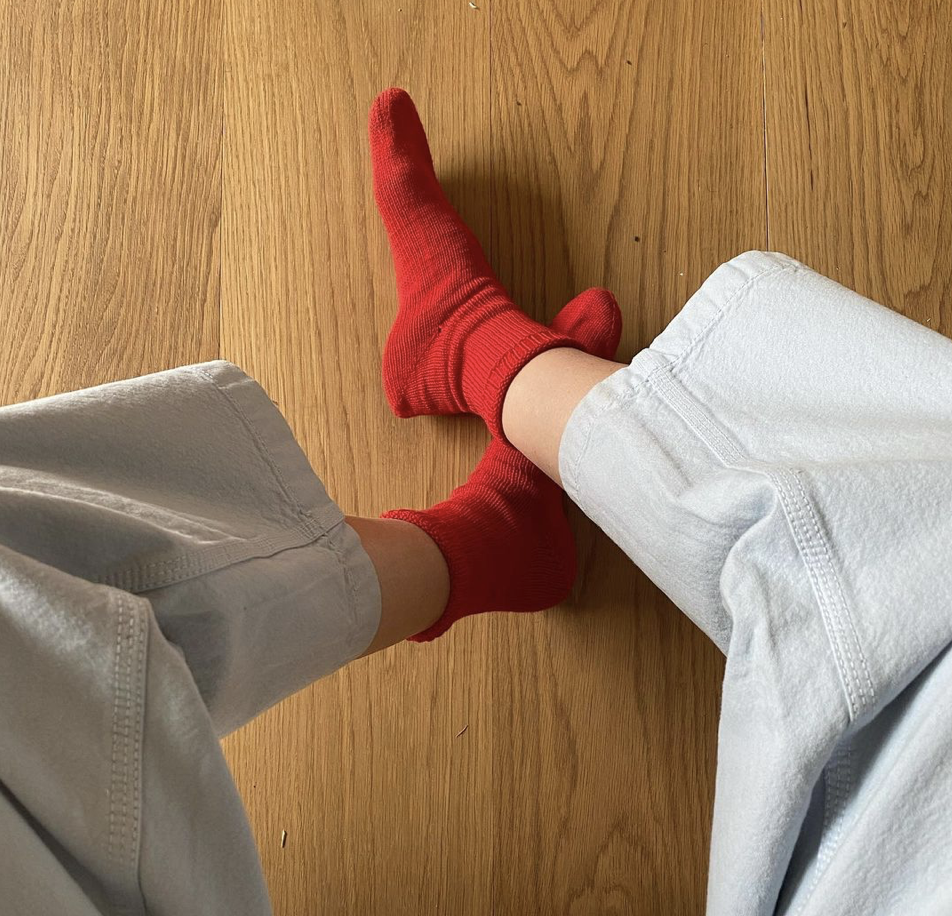 The Allure of Red Socks — outfit dissecting