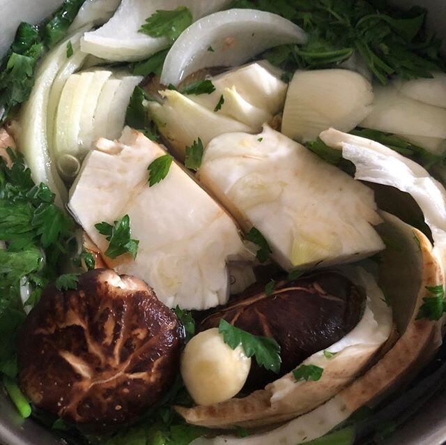 Just. Make. Stock. Making your own vegetable stock is a simple way to add nutrients and flavor to your home cooking. Save scraps in freezer. Dump them in a pot when they hit critical mass. Add kombu, dried shiitake, crushed garlic, spices according t