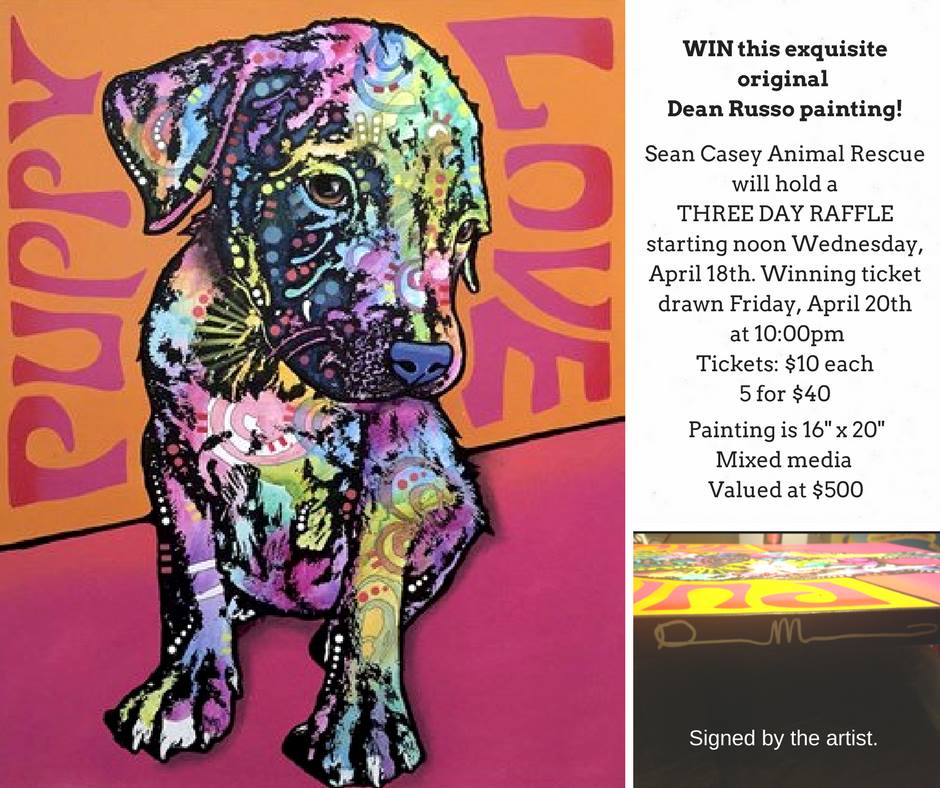 Signed Dean Russo Painting Raffle! 4/18/18