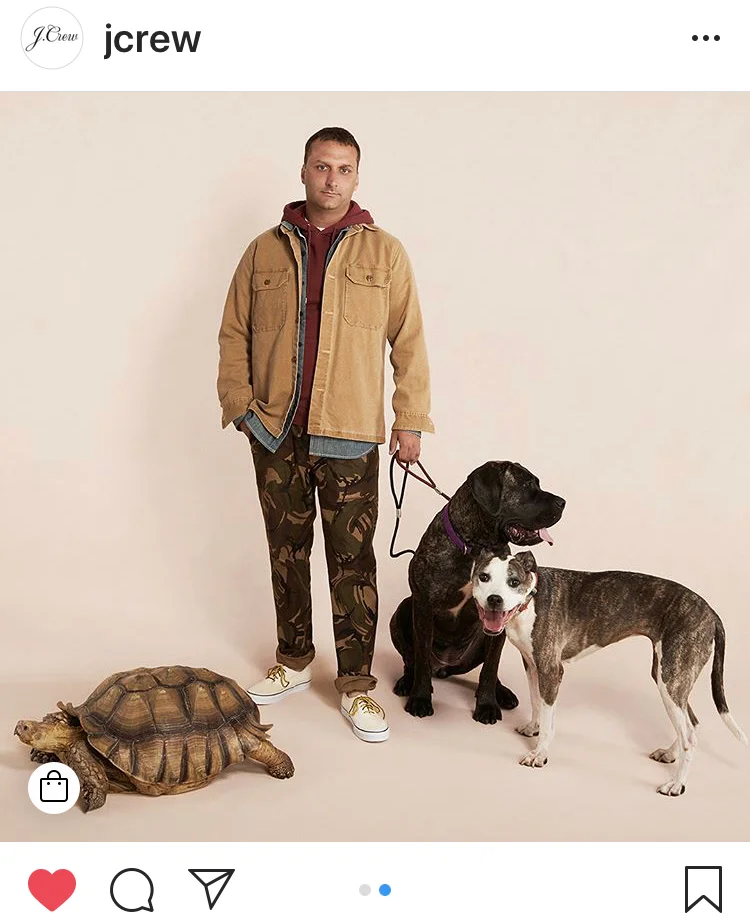 SCAR featured in JCrew's #meetmycrew!