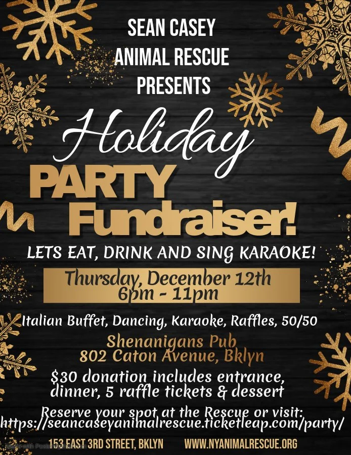Shenanigans with SCAR: Holiday Party Fundraiser: Thursday, Dec 12, 6pm to 11pm