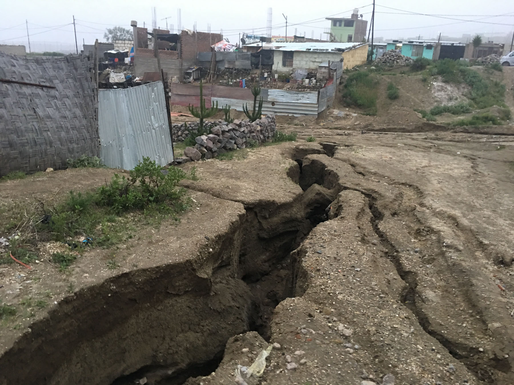  Dirt roads were washed away 