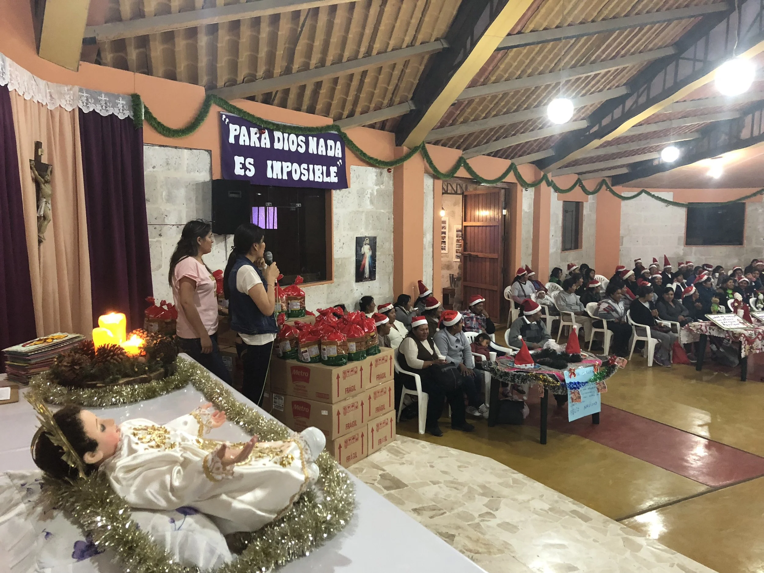 Activity with the youths' parents