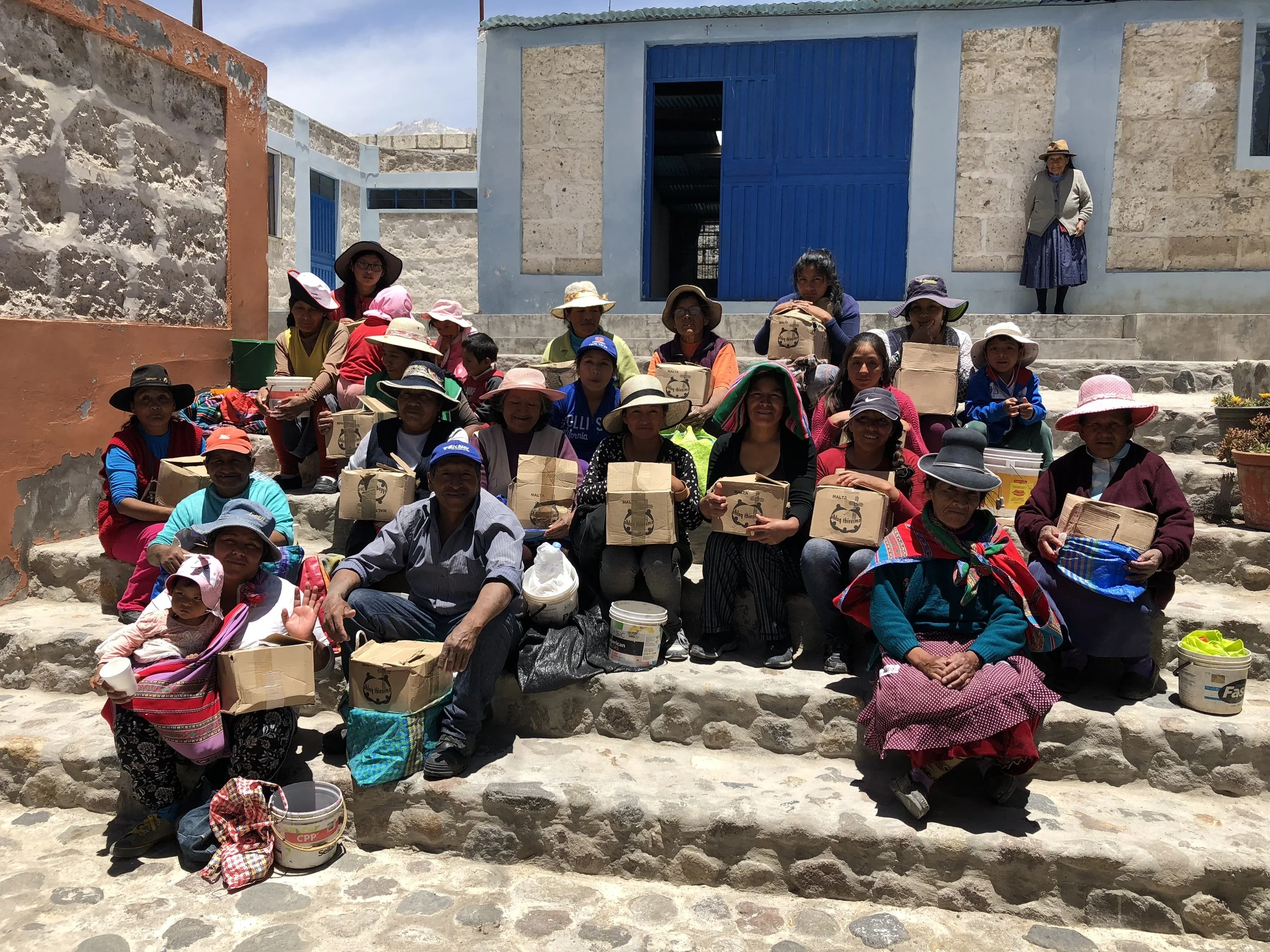 Food hampers for the needy