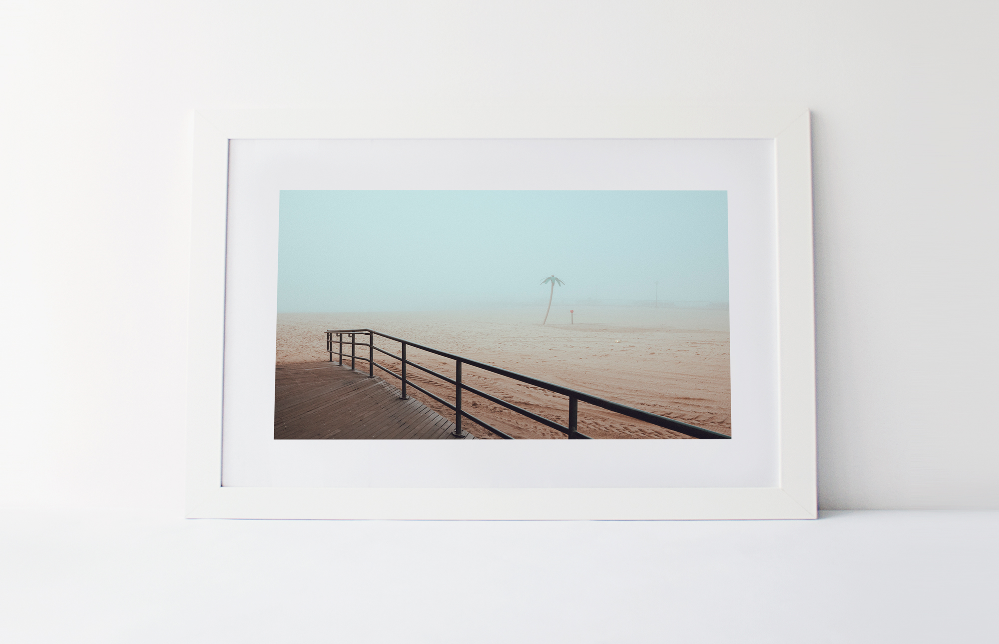 Palm beach 40cm x 60cm print Frame included