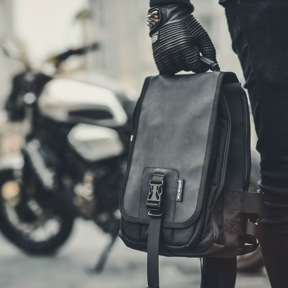 Motorcycle Kriega Messenger Sling EDC Shoulder Bag Black 