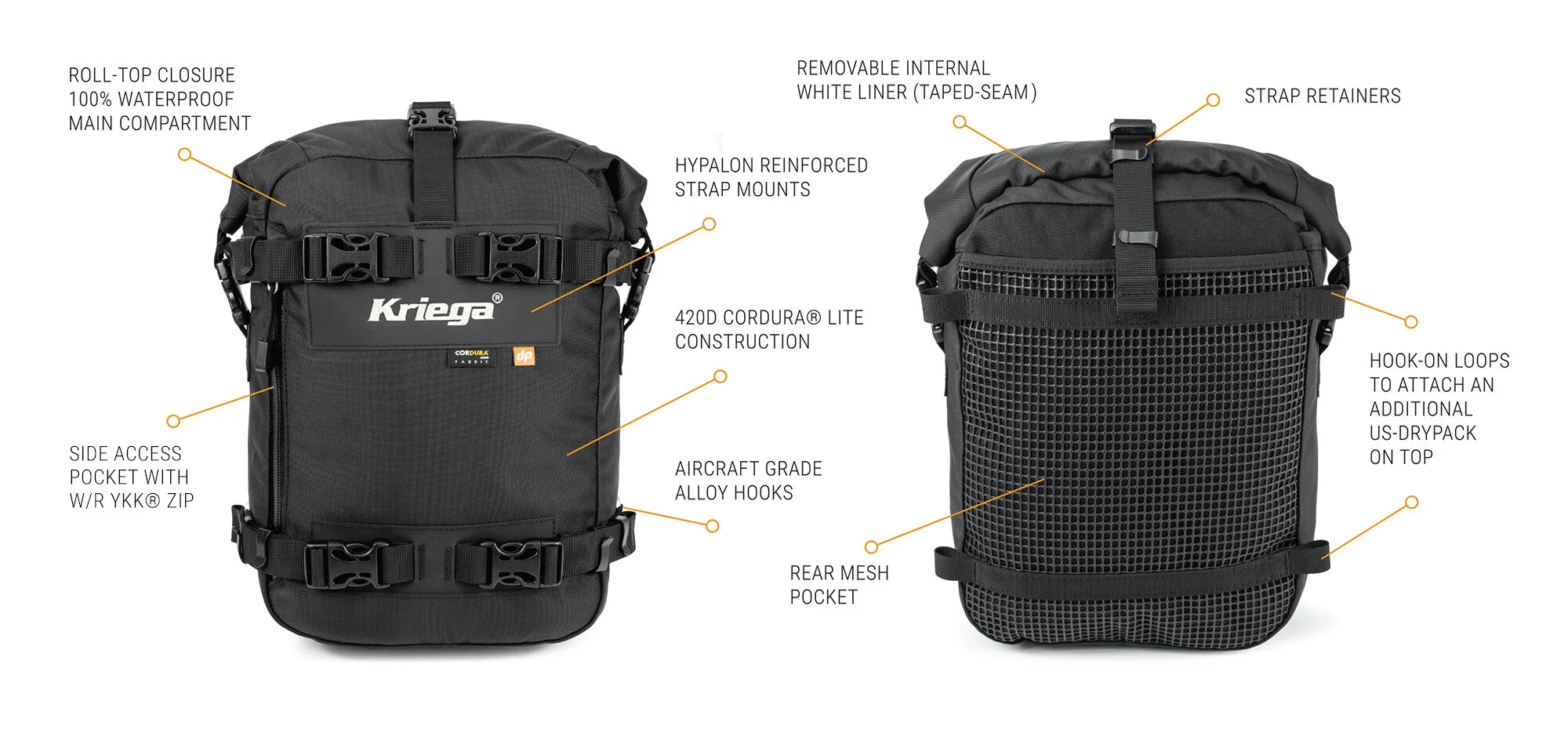 US10 DRYPACK — KRIEGA USA Official Online Store for America