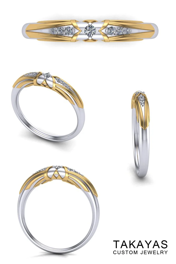 Legend Of Zelda Wedding Ring Collection Takayas Custom Jewelry