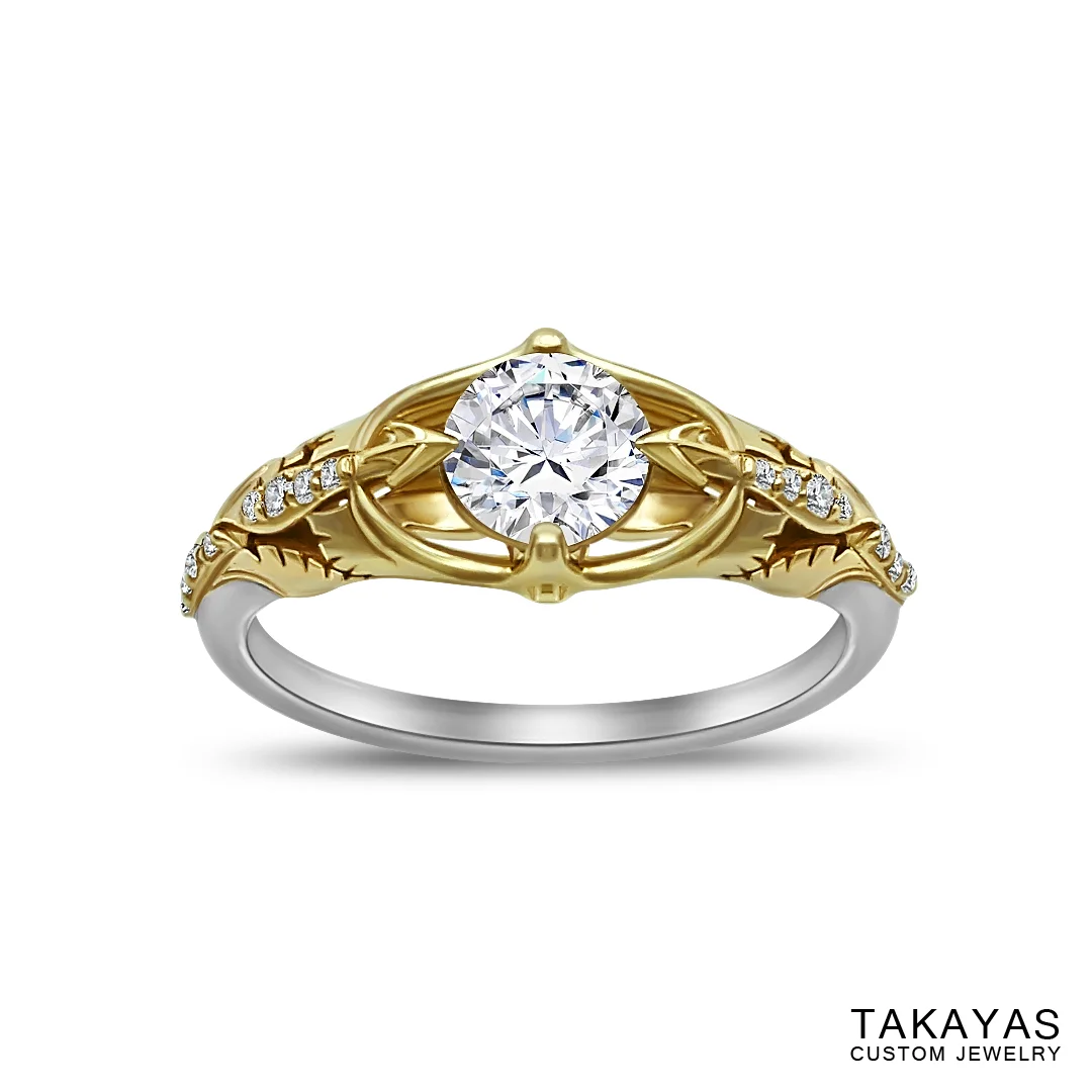 photographs of finished ring