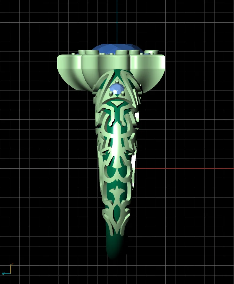 CAD render - side view