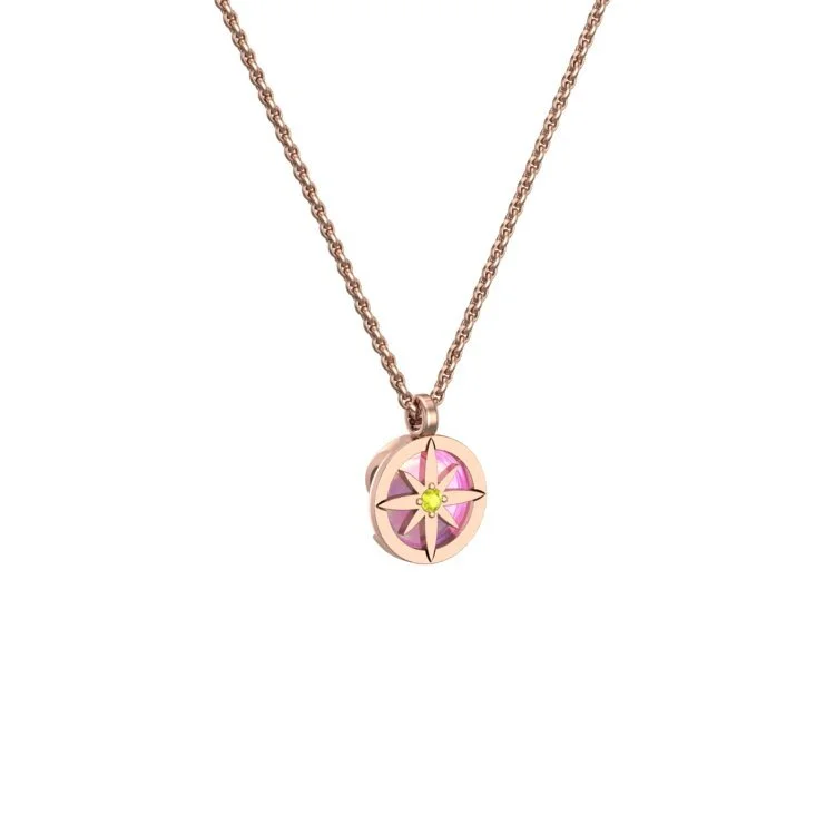 _Looking Down_Kyoto Opal Pink_18k Rose Gold_Sapphire Yellow Melee.jpg