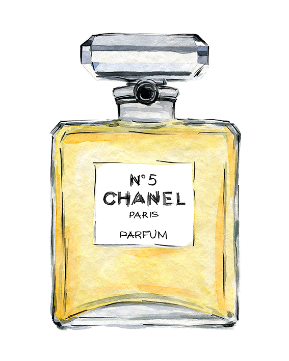 Chanel No 5 Perfume – Framed Print — wonderkin