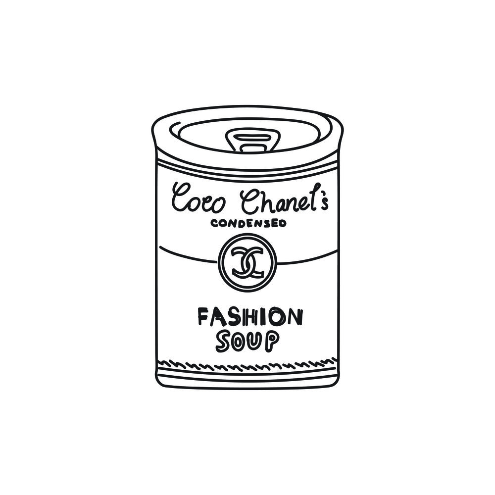 Chanel Soup – Acrylic Sculpture — wonderkin