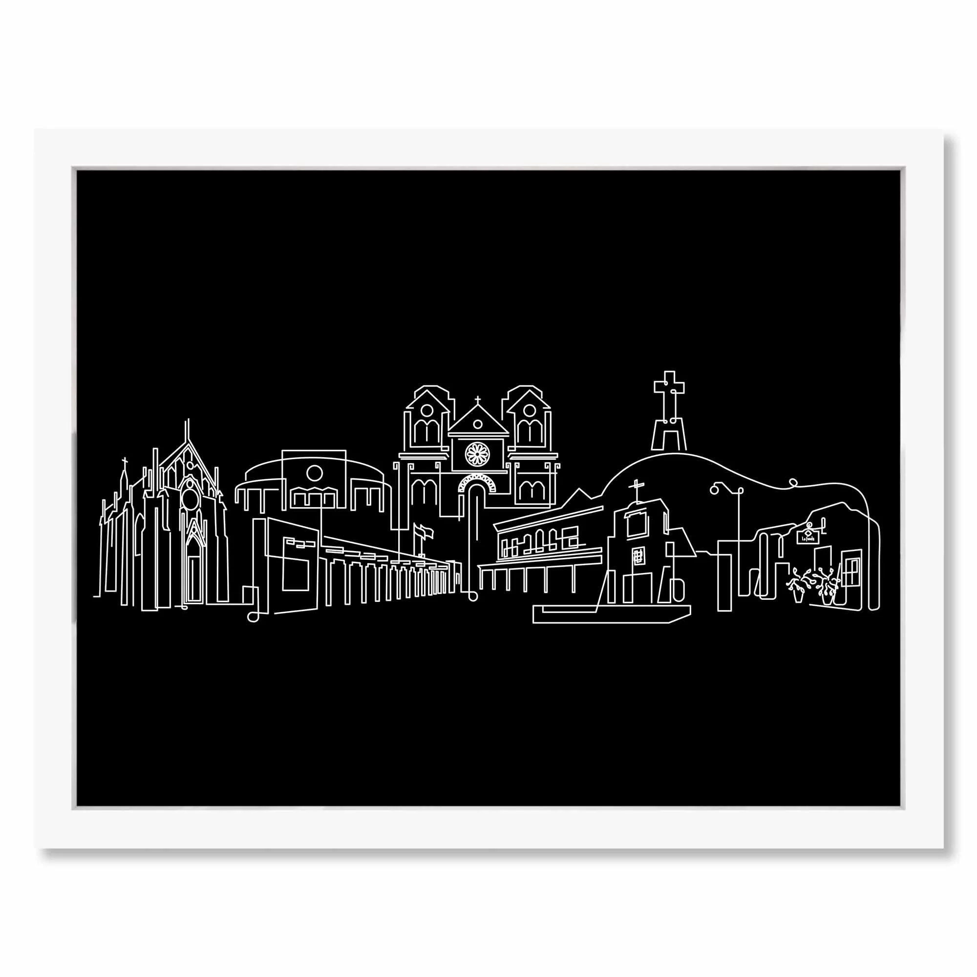 Santa Fe Night Framed ArtA&B.jpg
