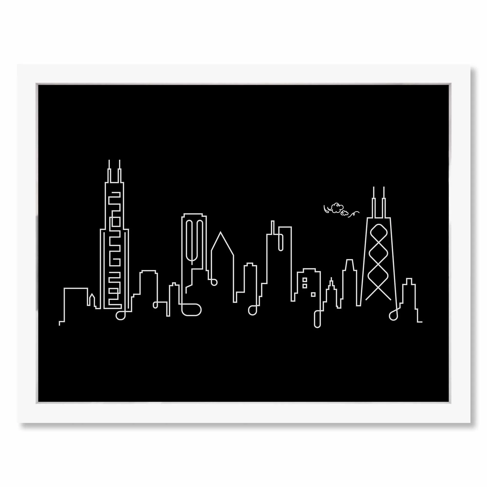 Chicago Night Framed ArtA&B.jpg