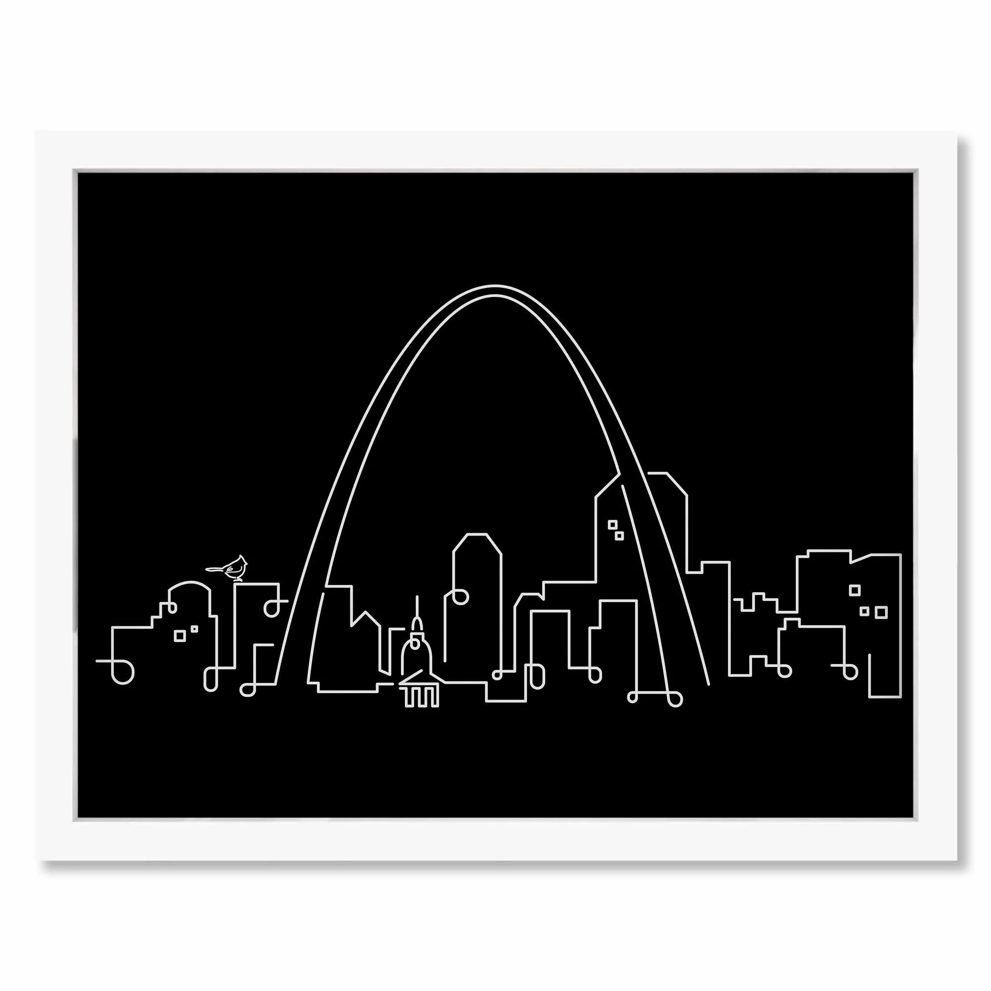 ST. Louis Night Framed ArtA&B.jpg