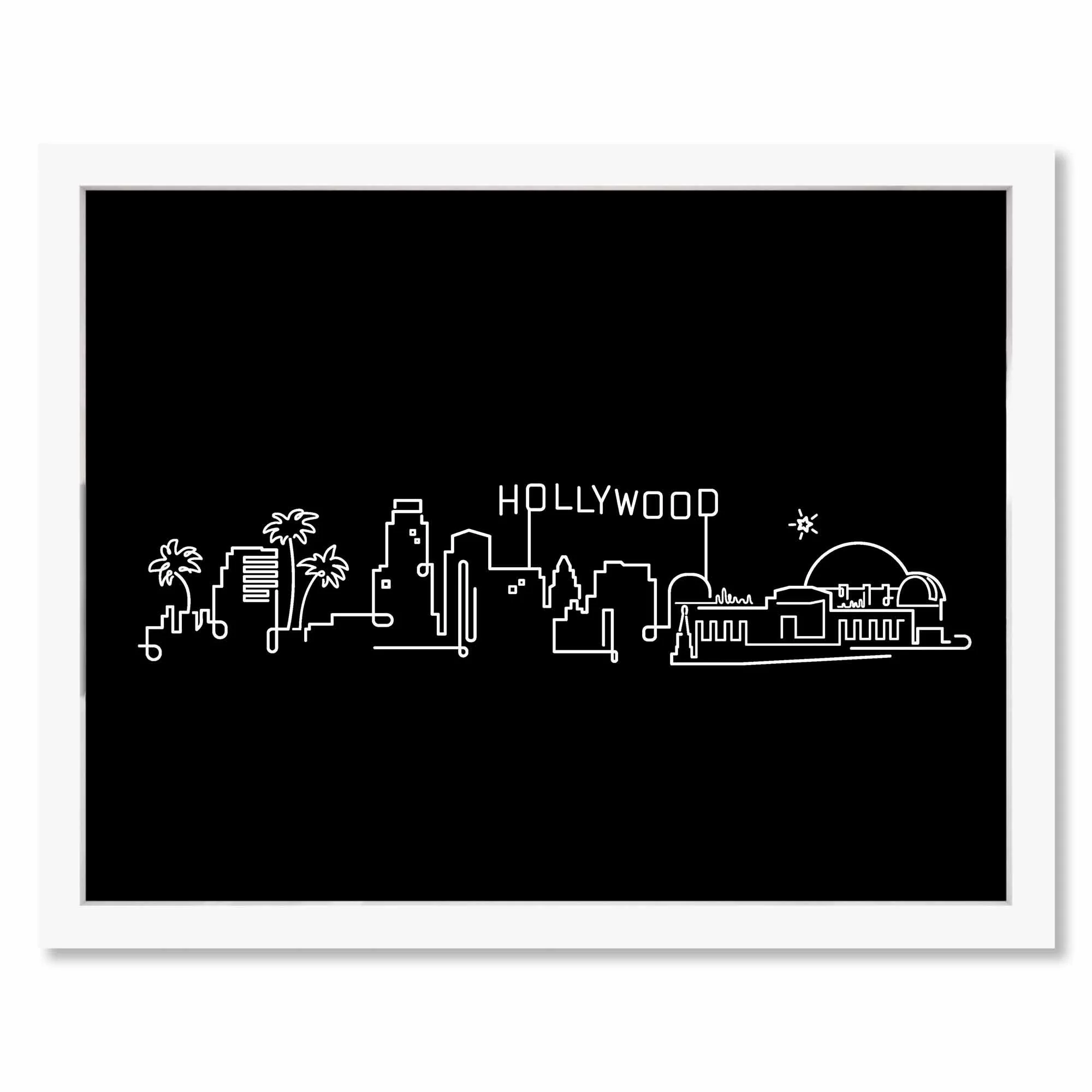 Hollywood Night Framed ArtA&B.jpg