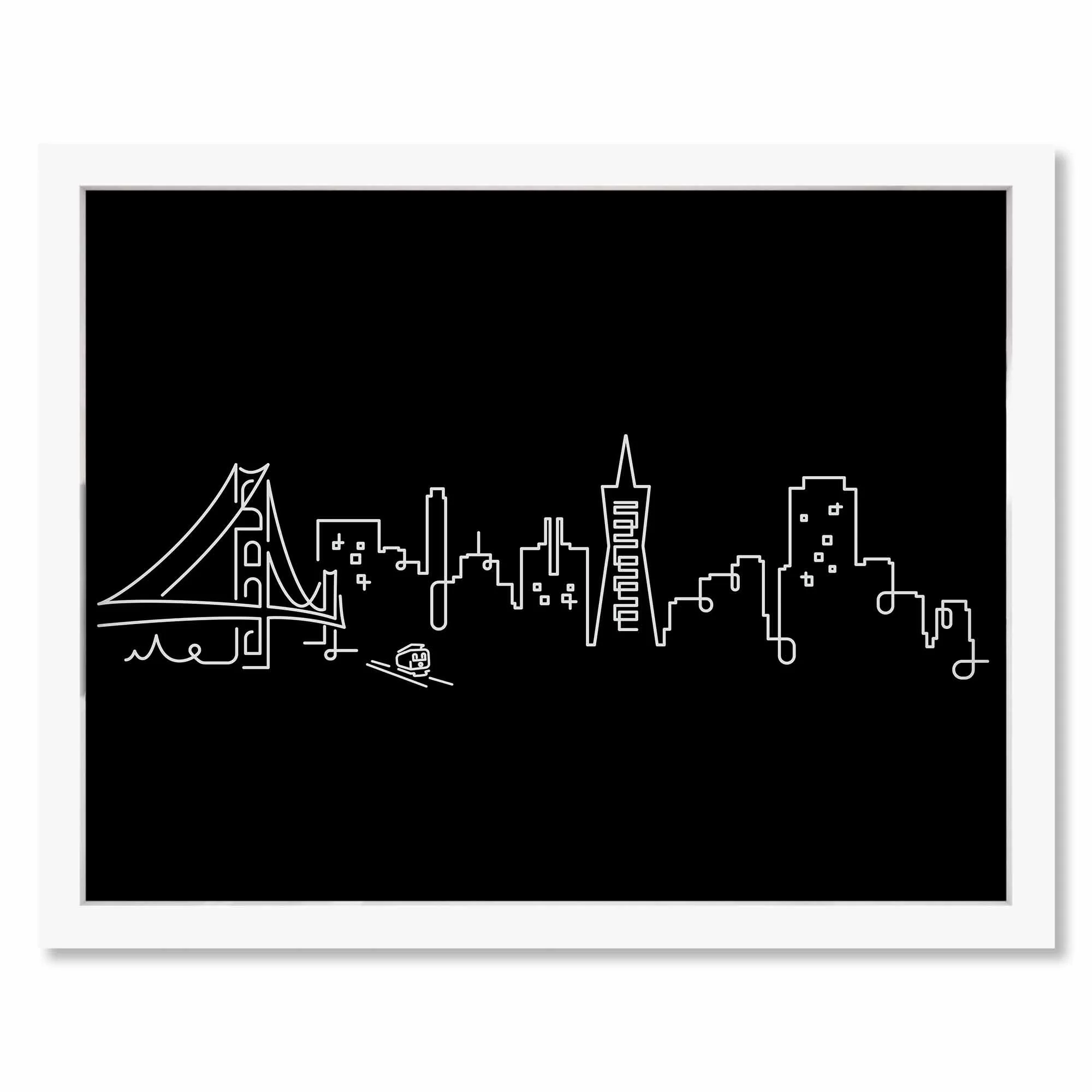 San Francisco Night Framed ArtA&B.jpg