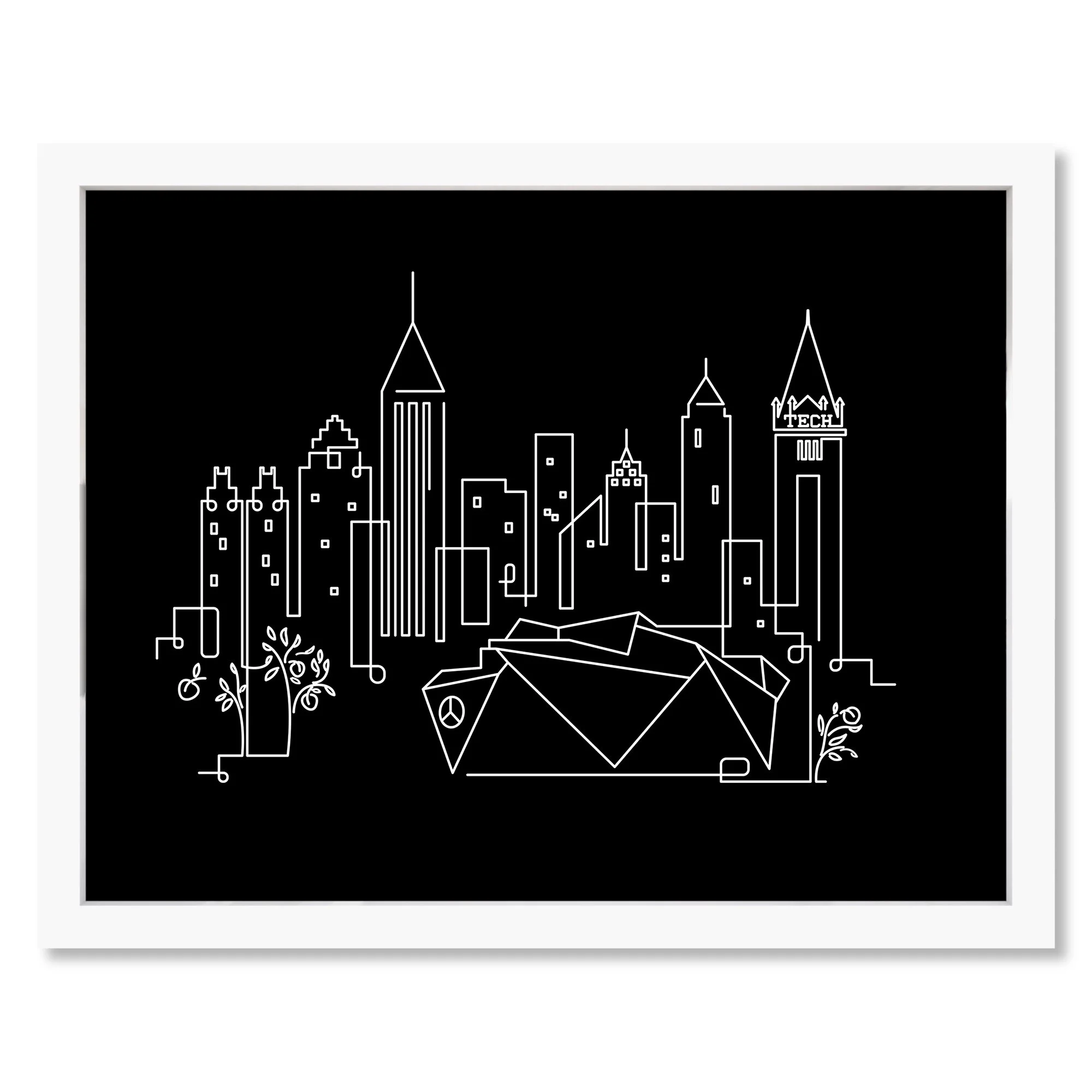 Atlanta Night Framed ArtA&B.jpg