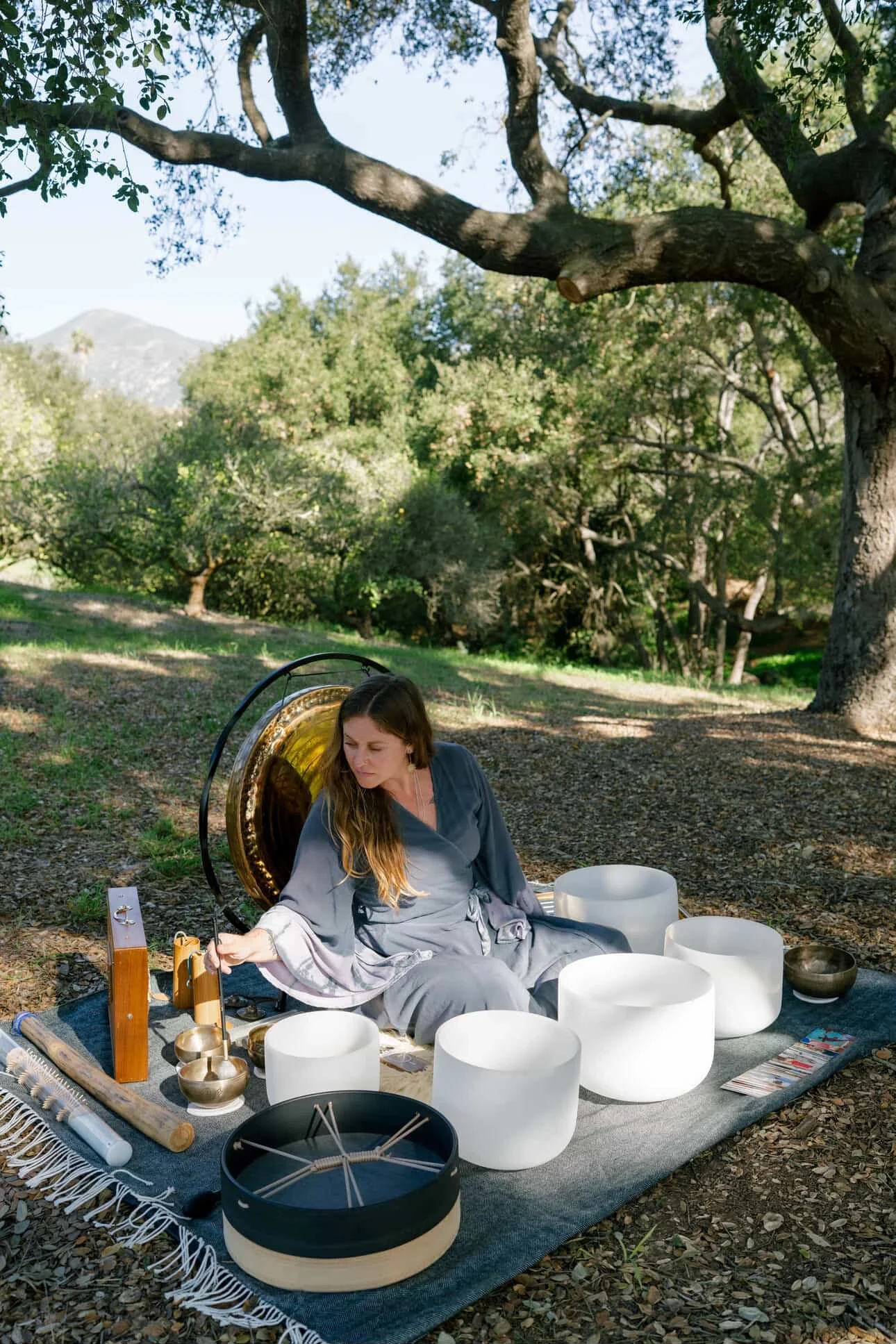 Community sound bath event, Santa Barbara