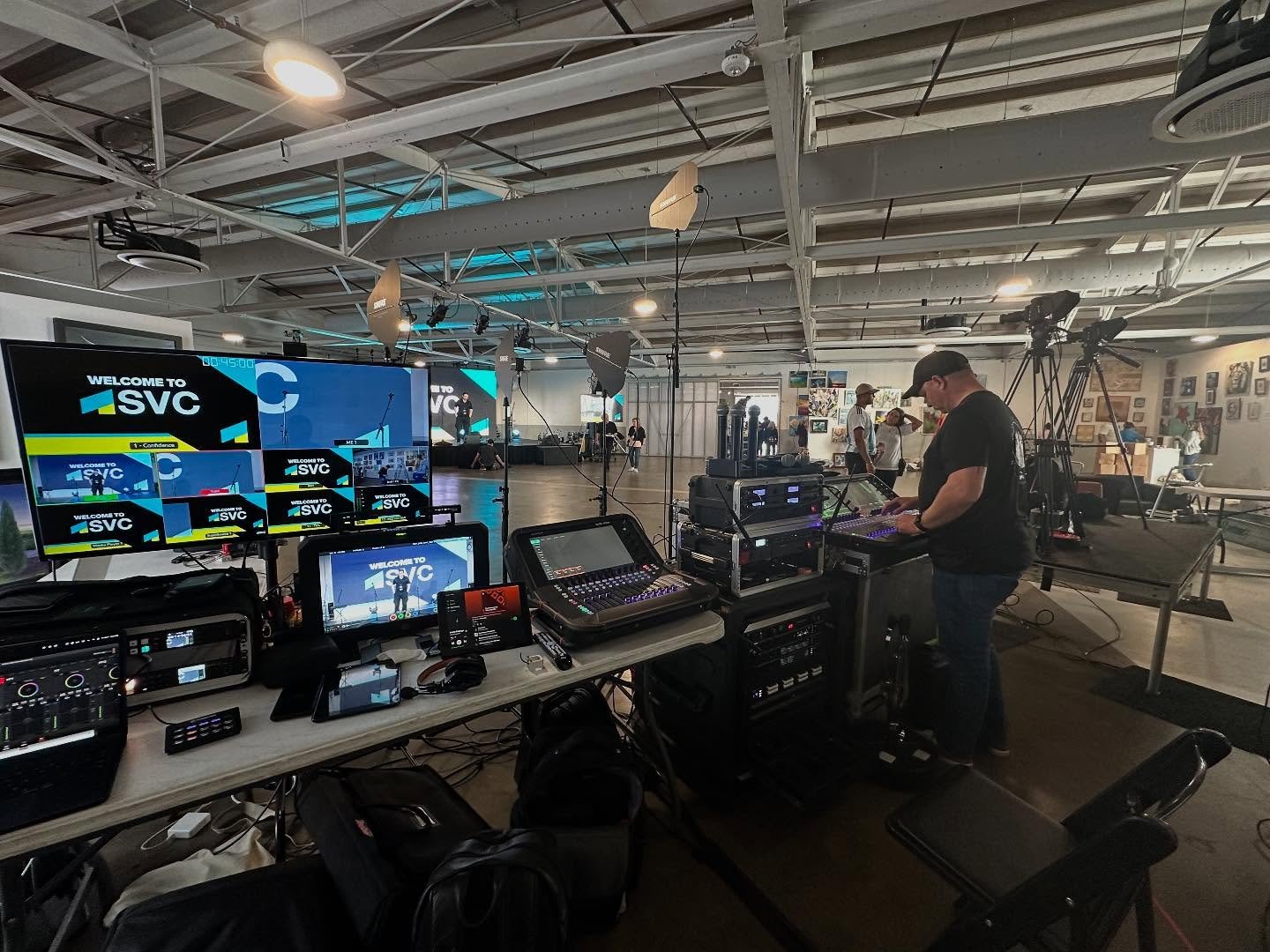 Out here today for @sundaysvc with @atxmediakevin @allenandheath @shure #axientdigital #videoproduction #audioproduction #livesound
