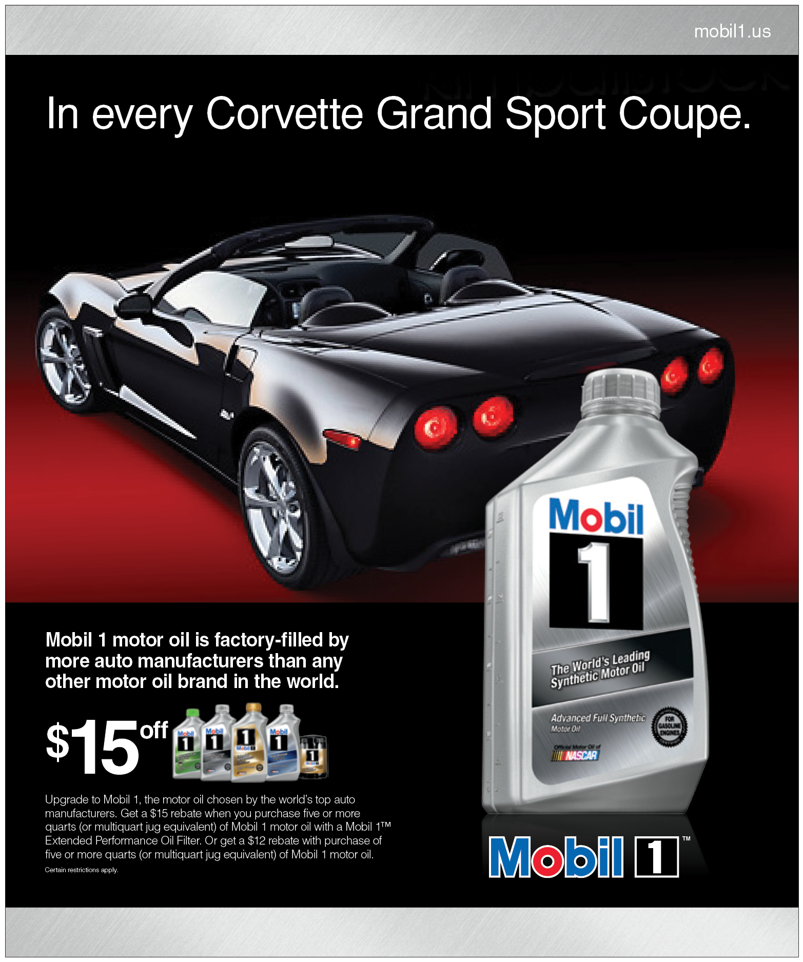 Mobil 1 Rebate >> Mobil 1 Z Design Inc Mobil 1 Rebate >> Mobil 1 Z Design Inc