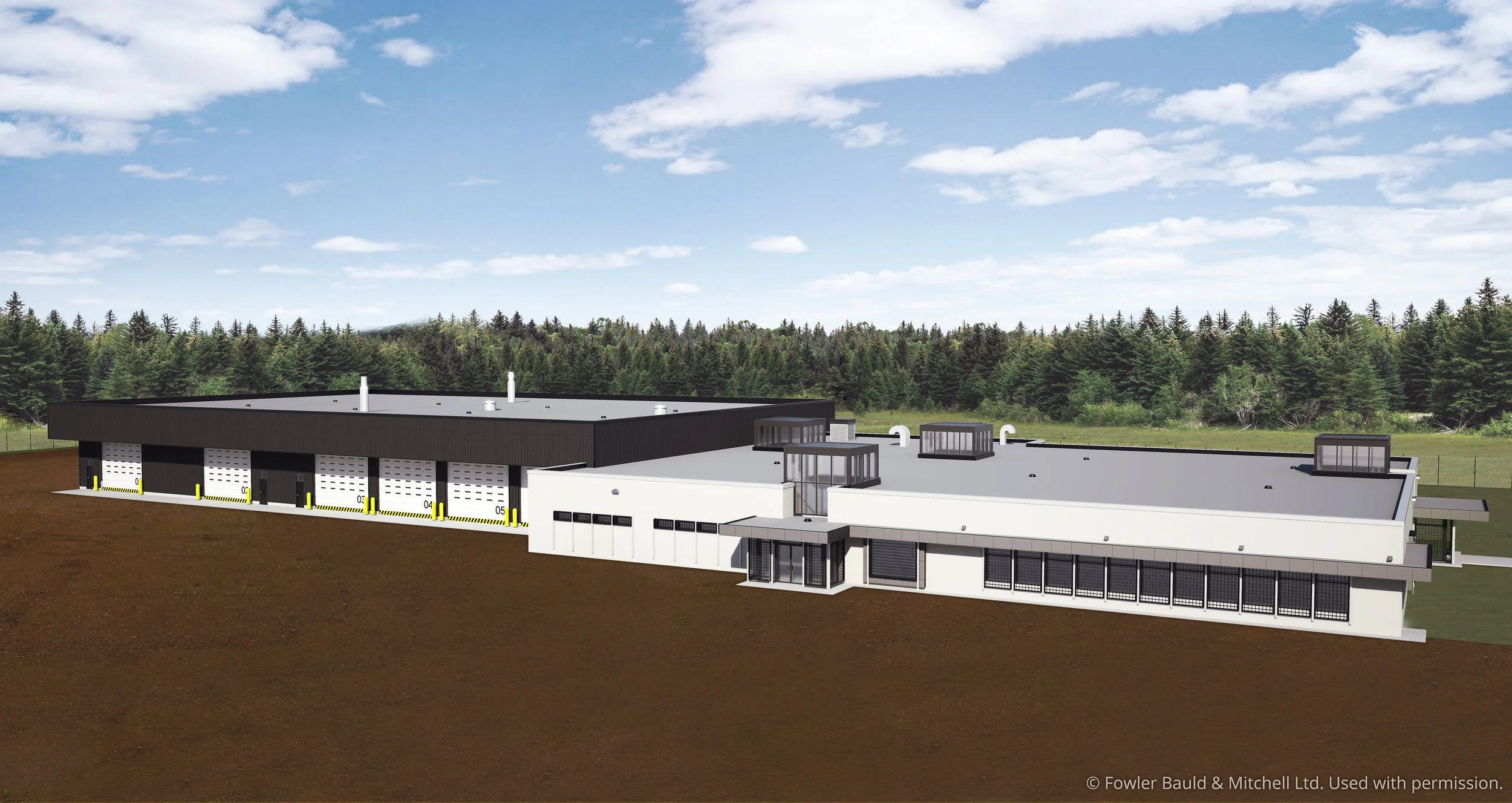 Rendering of the EOD Facility