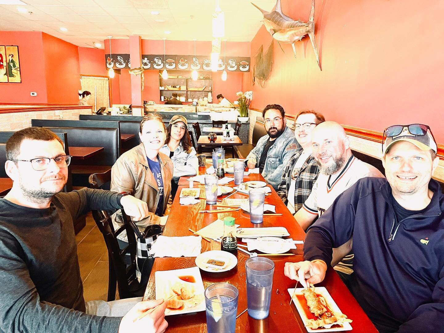 Yesterday, Alliance rolled up a stellar week with sushi! Team culture &amp; Team Alliance 🍣 #AllianceCo #TeamAlliance #AlingedWithYou #AllianceDryWall #AllianceACT #AllianceDF&amp;H #AllianceRC #hillside