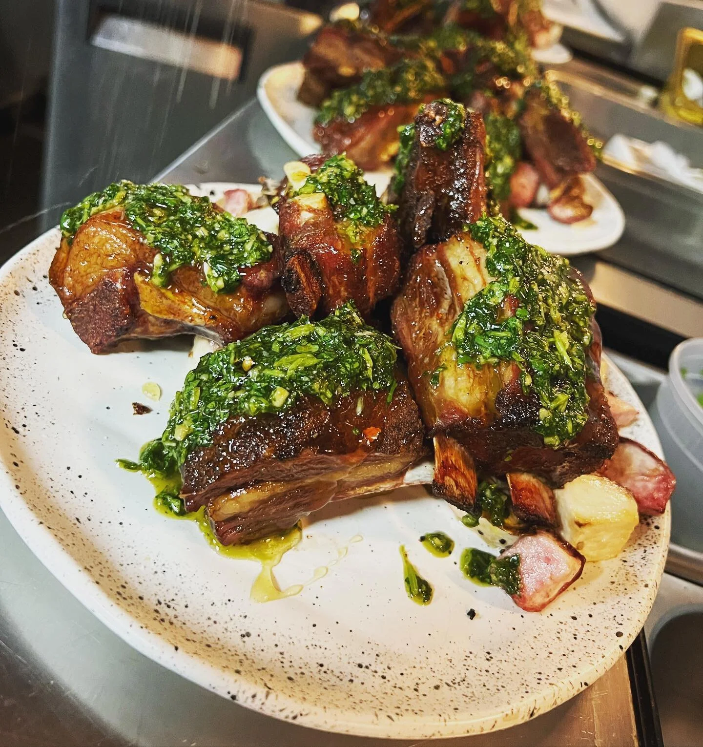 Lamb Ribs and Chermoula&hellip;no fork needed.