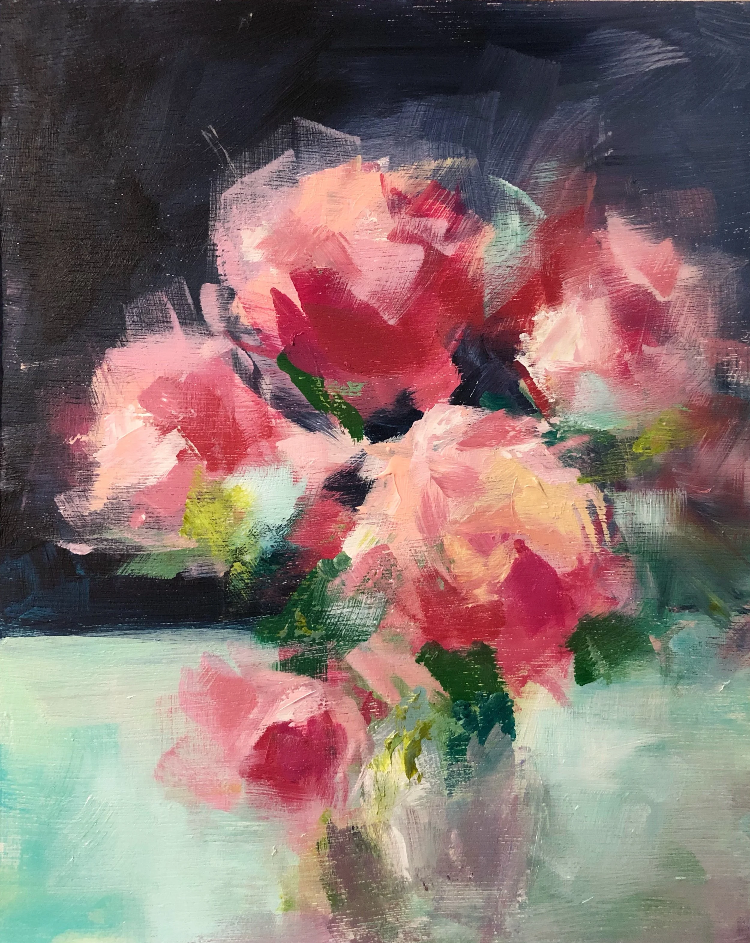 WINTER FLOWERS VI, 8"X10"