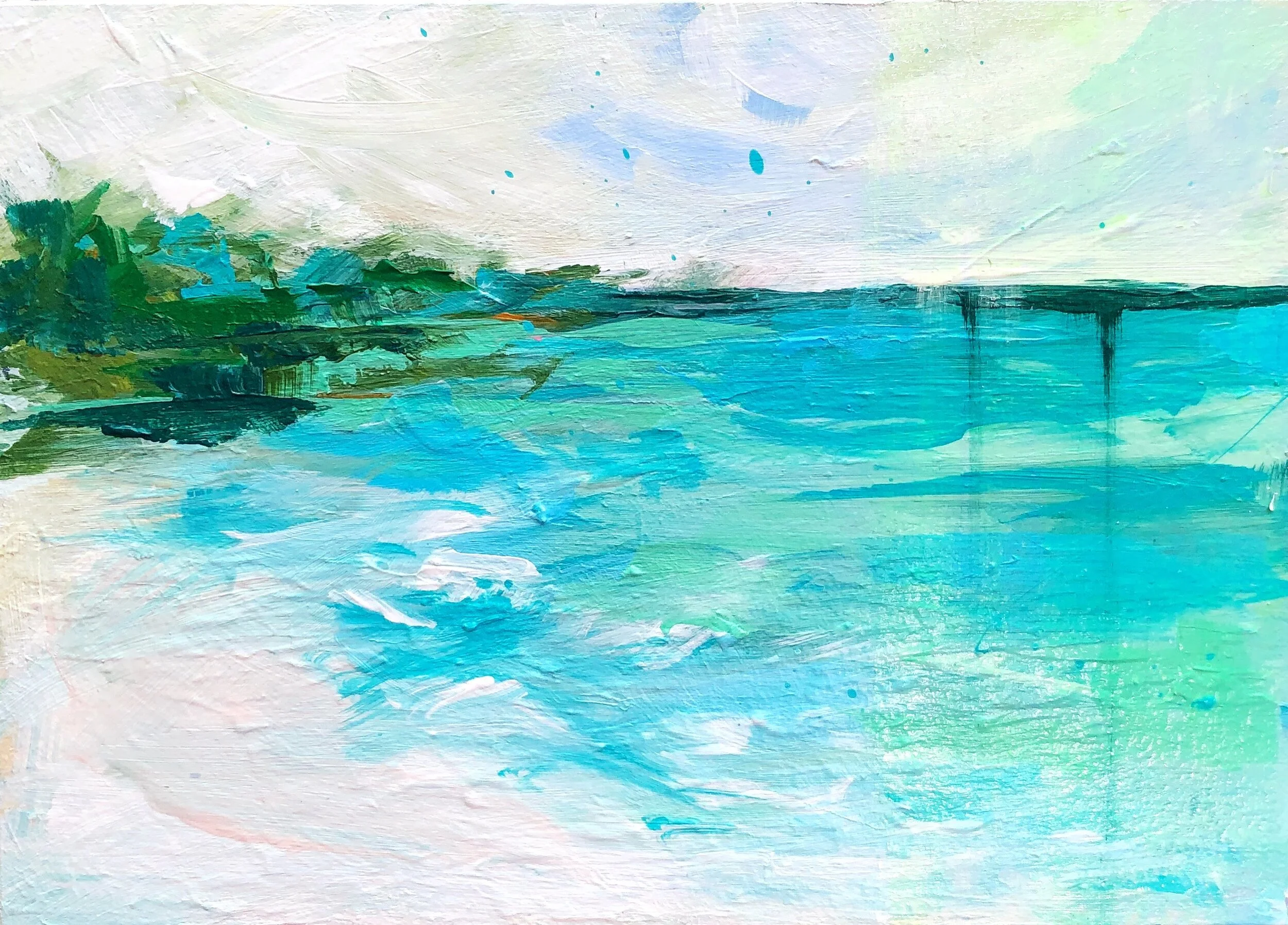 KEYLIME BEACH, 5"X7"