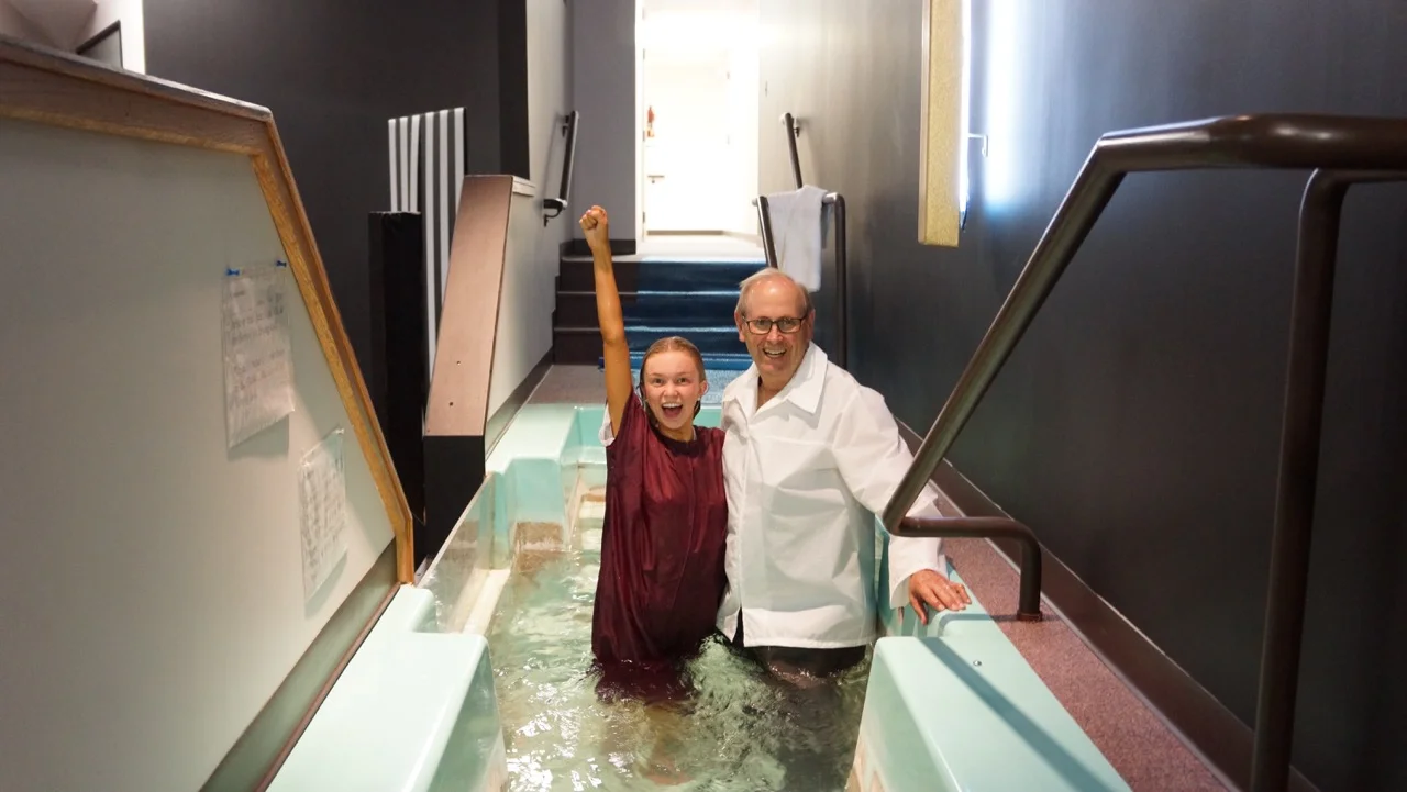 Whoever believes and is baptized will be saved, but whoever does not believe will be condemned. Mark 16:16 If you have a desire to be baptized go forward during the invitation at any of our weekend services or contact the church office for more information.